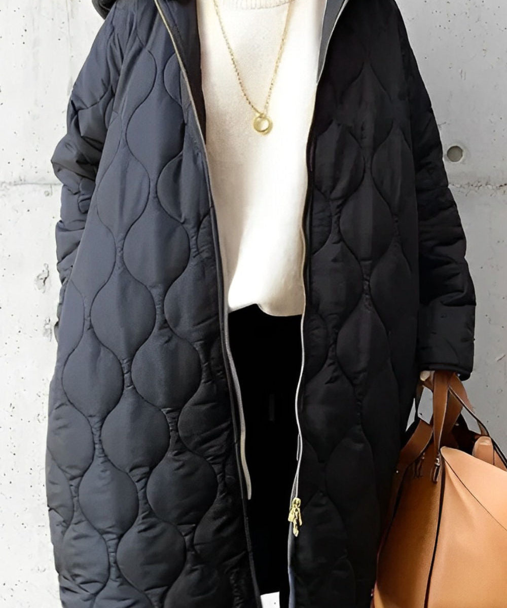 PRISCILLA™ | PARKA WITH HOOD AND CAREFUL DETAILS