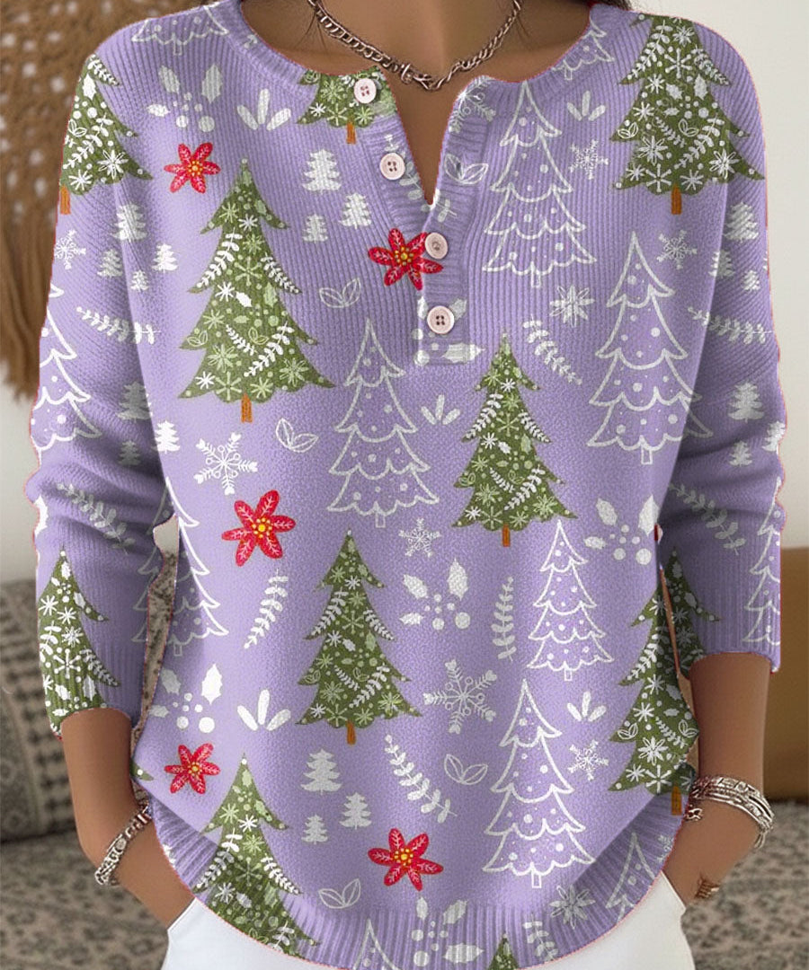 Sofía | Christmas Sweater with Buttons