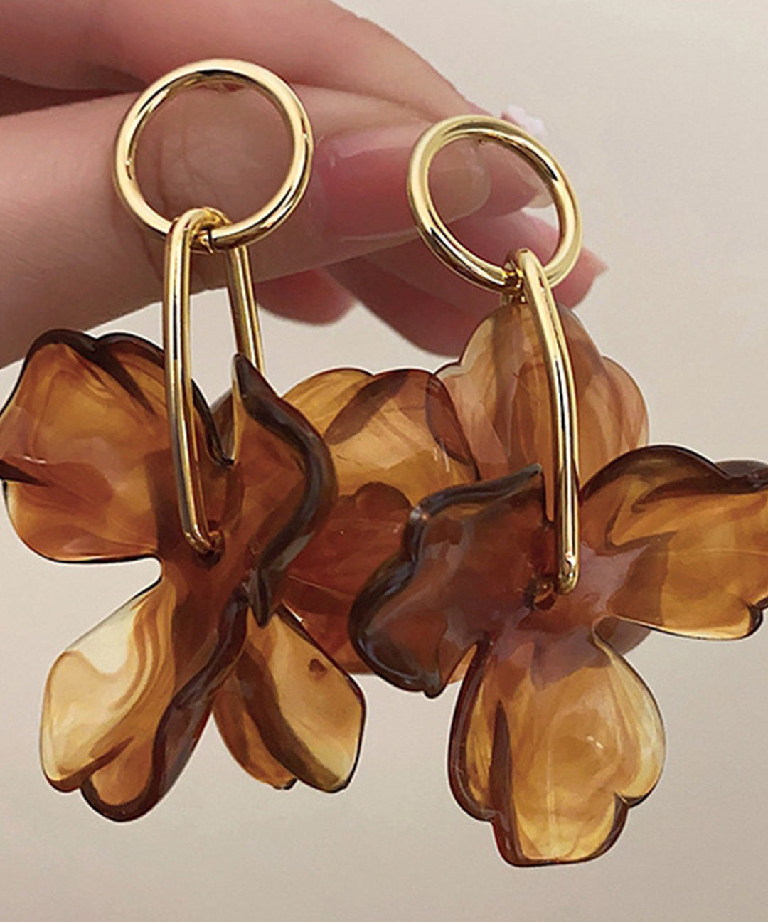 Flower Drop Earrings