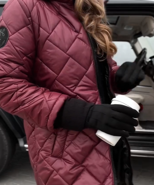 Martina | Elegant Padded Down Jacket with Hood