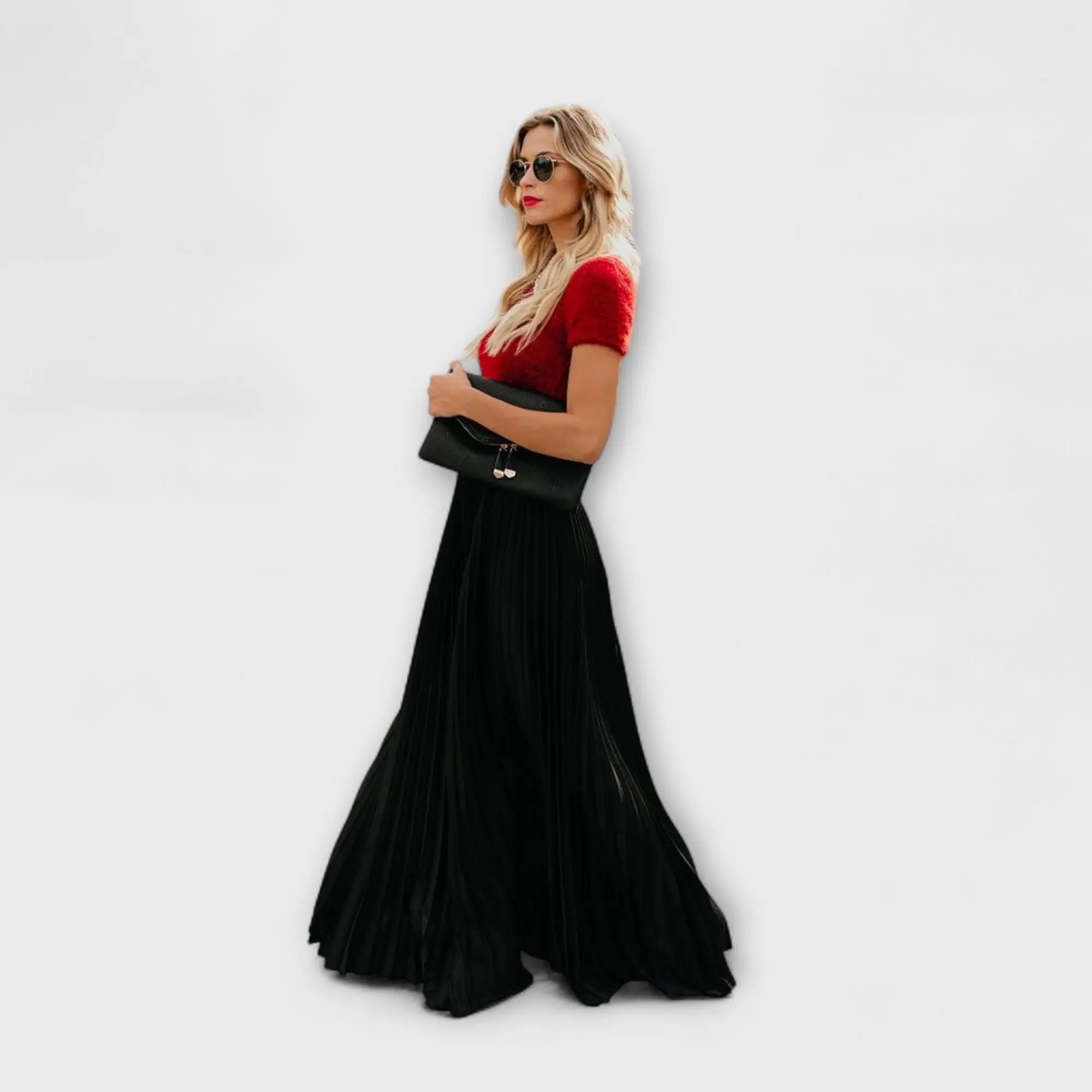 Jimena | Light Pleated Maxi Skirt