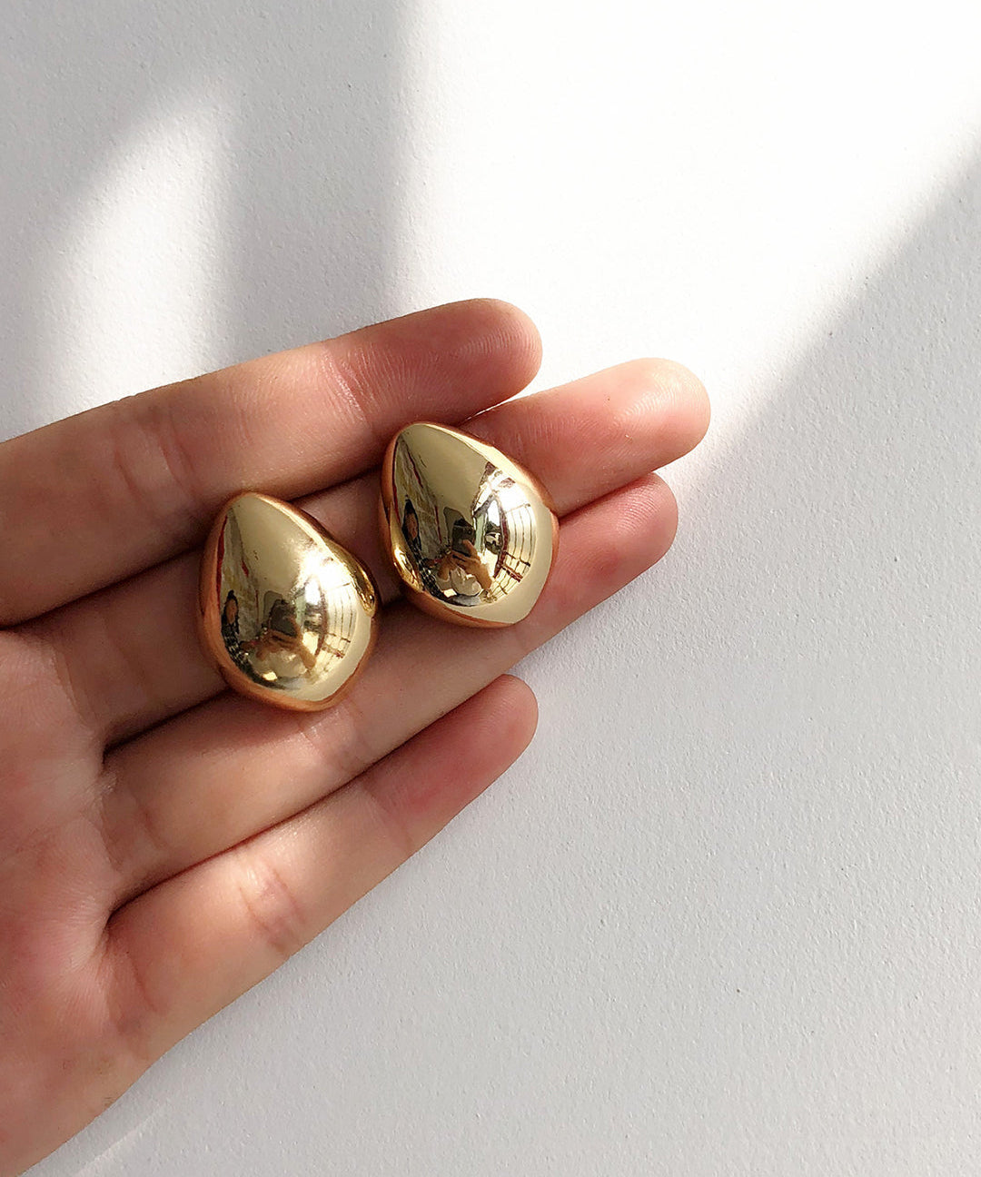 Metallic Drop Earrings