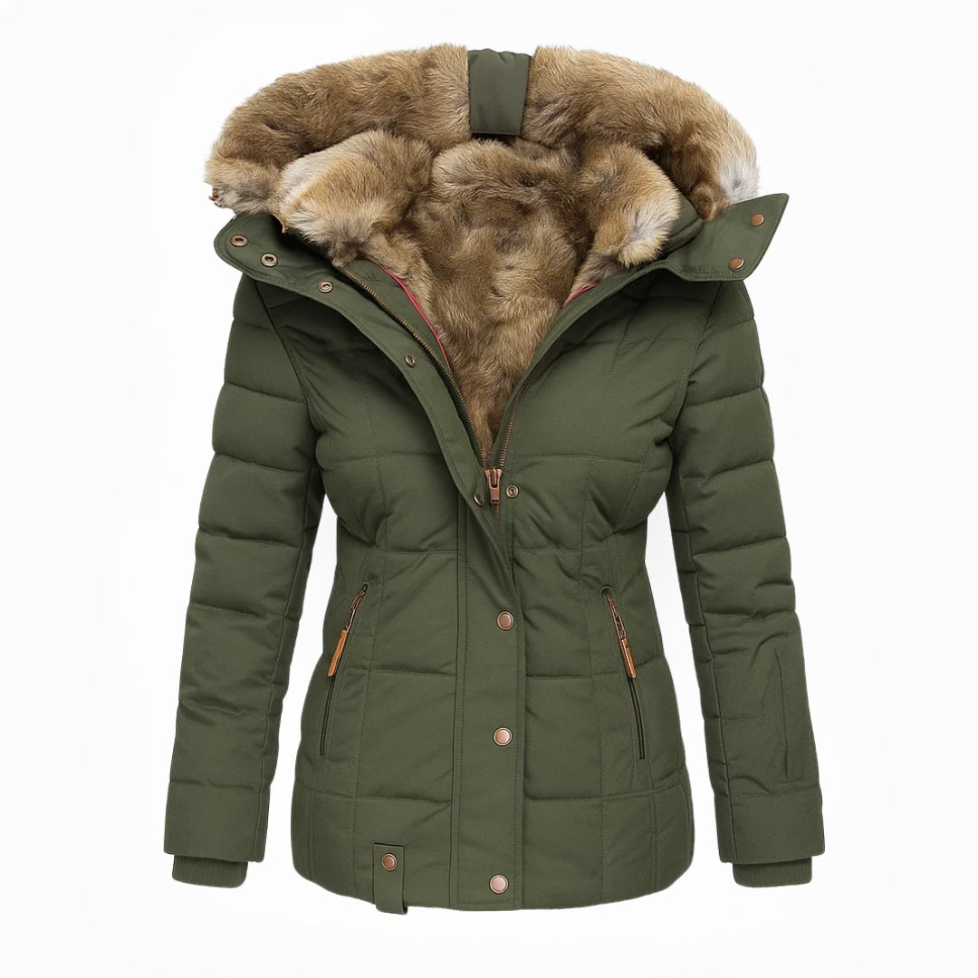 Tamara | Warm winter coat with soft fur lining