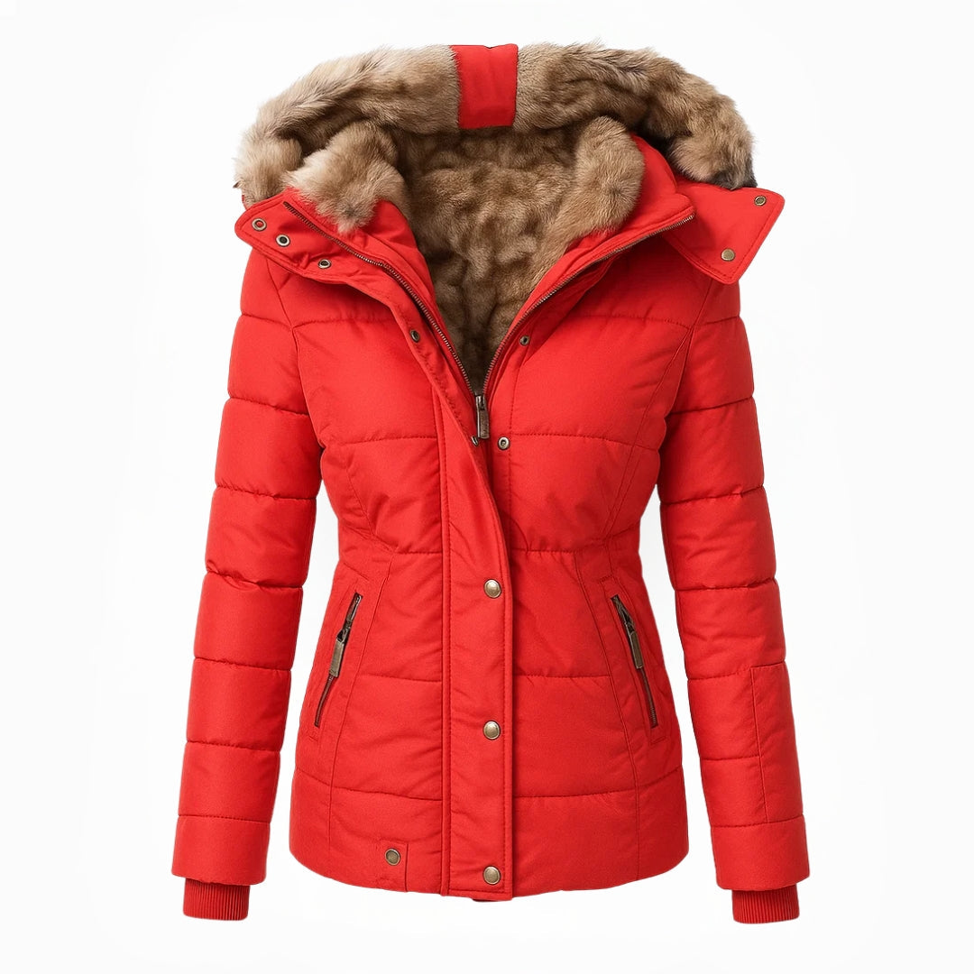 Tamara | Warm winter coat with soft fur lining