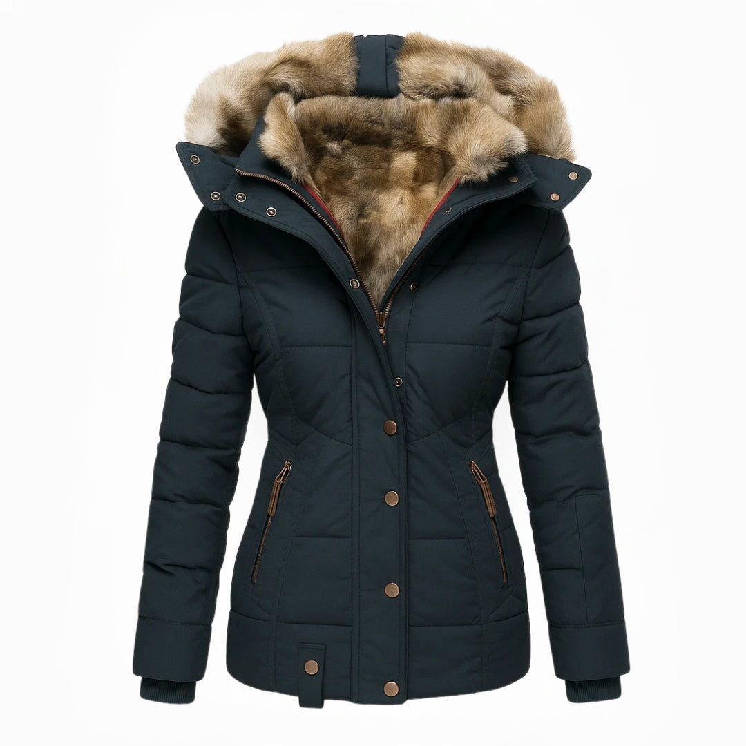 Tamara | Warm winter coat with soft fur lining