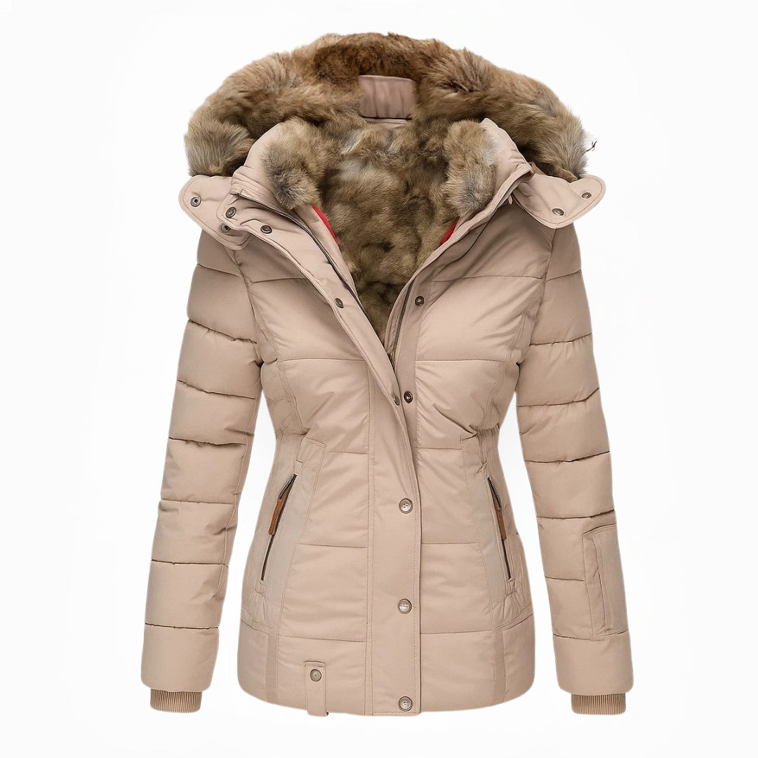 Tamara | Warm winter coat with soft fur lining