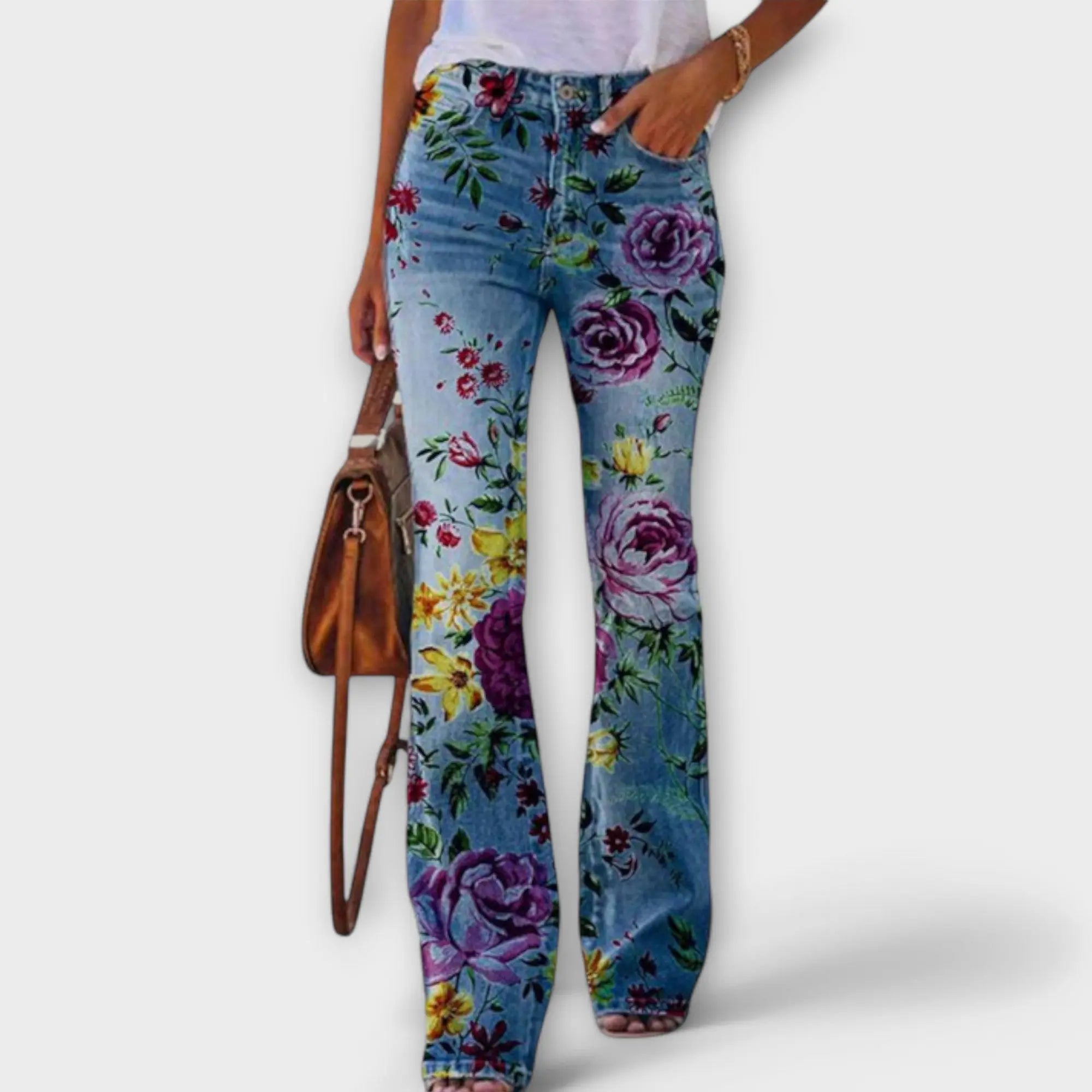 Carla | Floral Trousers