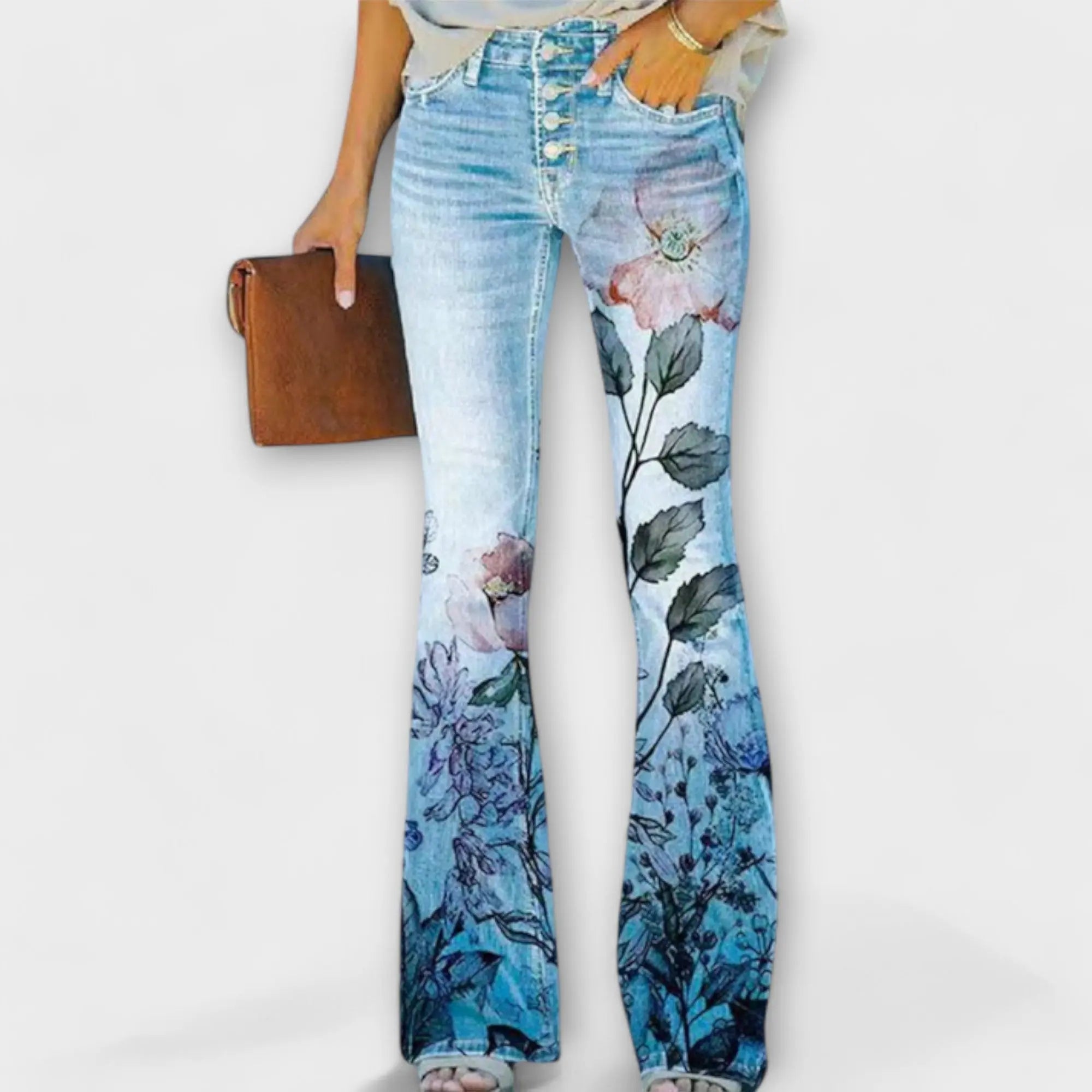 Carla | Floral Trousers