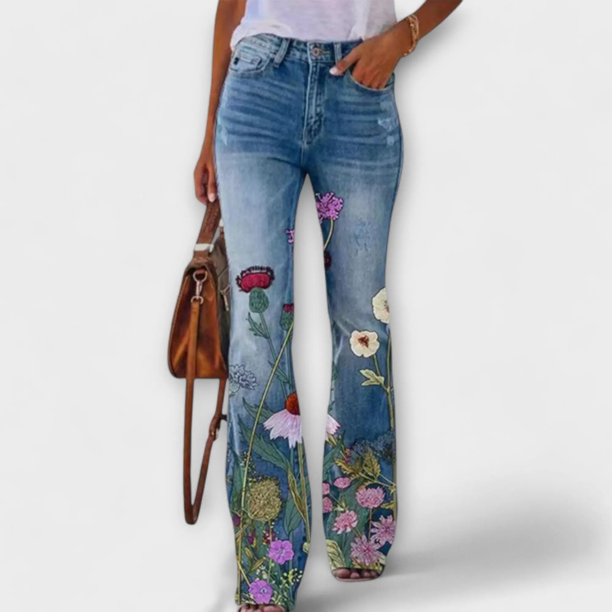 Carla | Floral Trousers