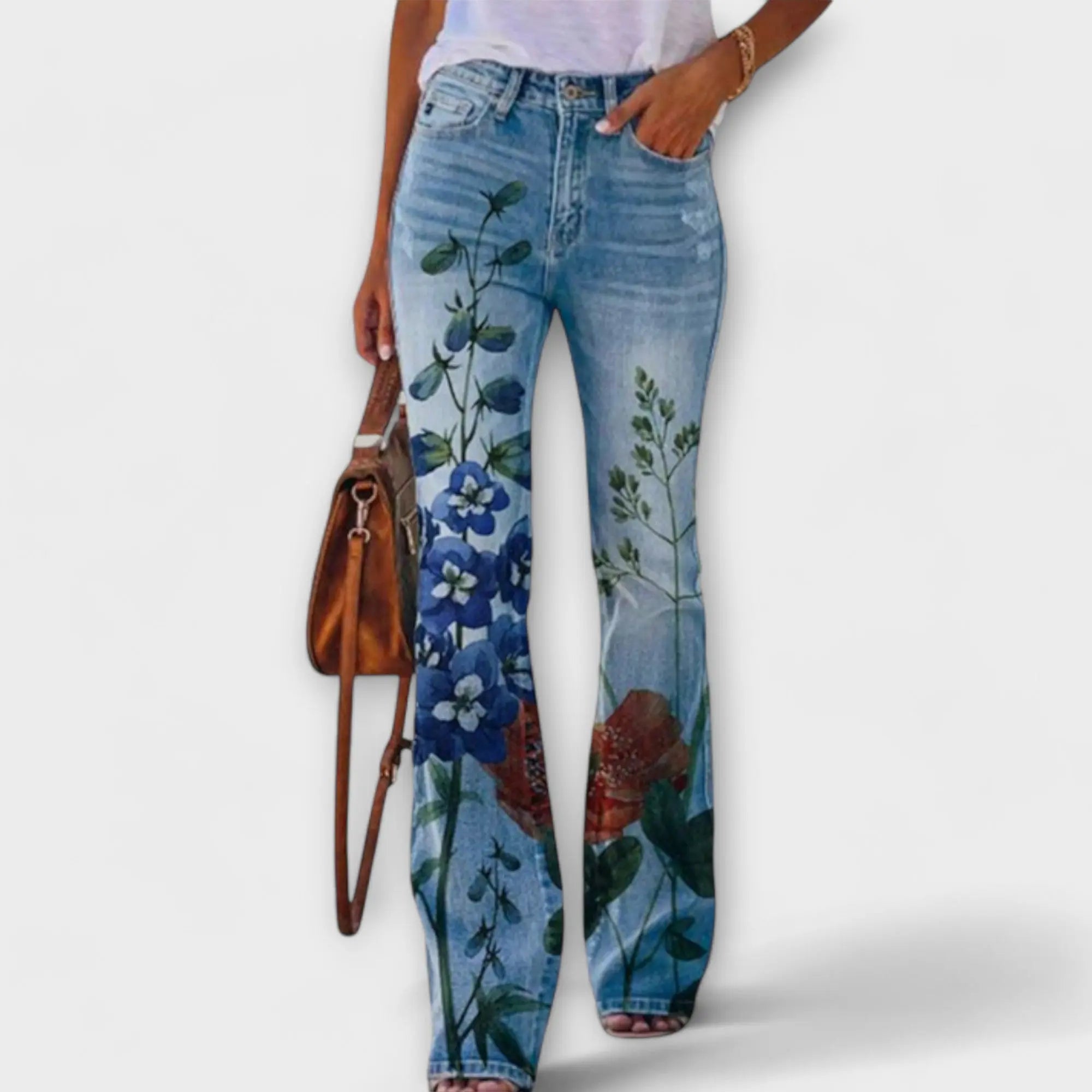 Carla | Floral Trousers