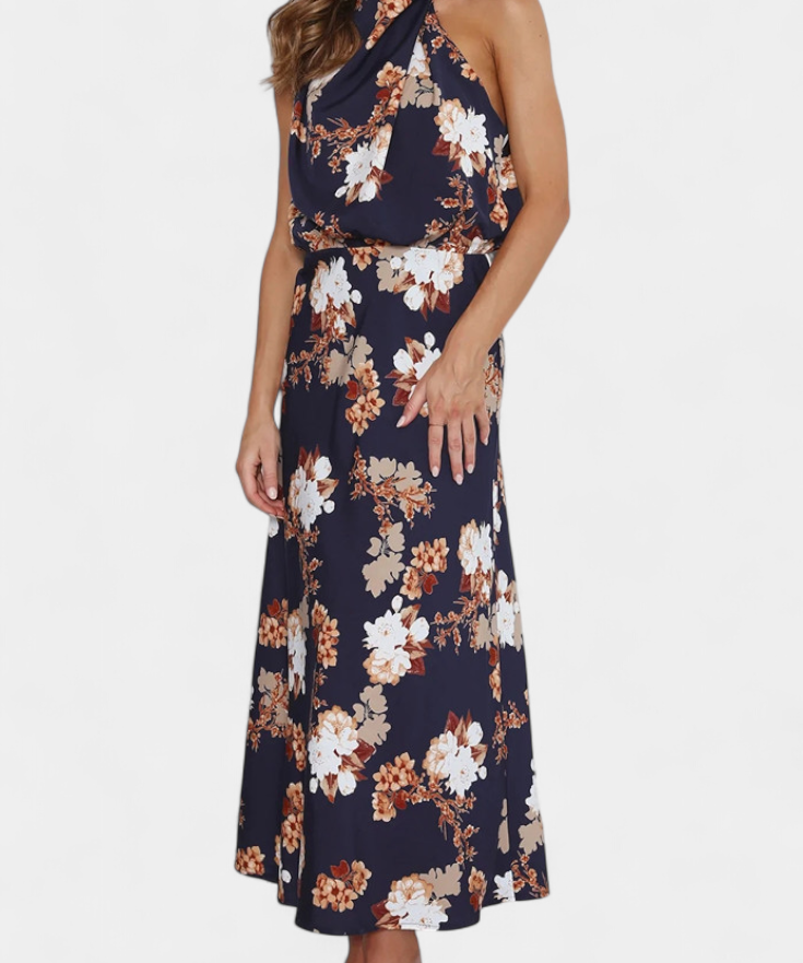 Lisa | Maxi Floral Halter