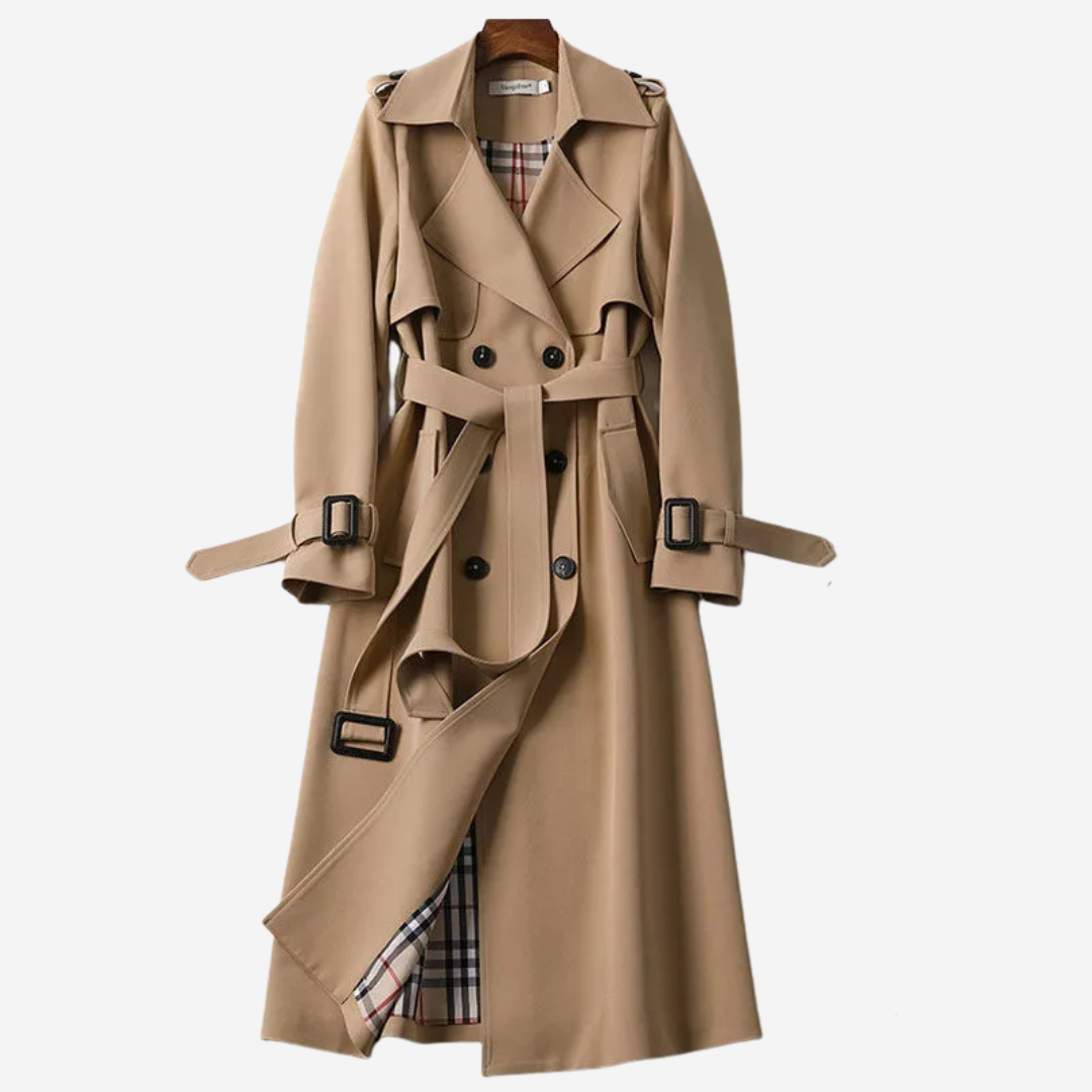 LEVIANA™ – Iconic Trench Coat with Timeless Elegance