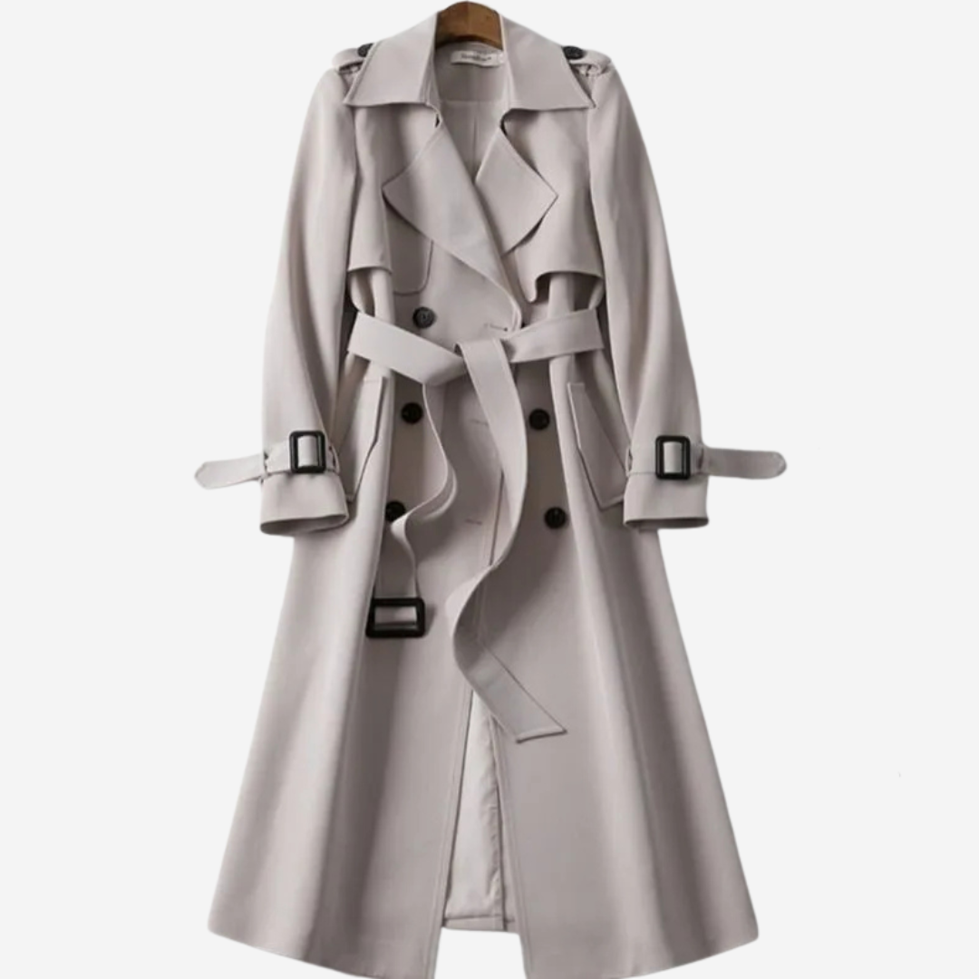 LEVIANA™ – Iconic Trench Coat with Timeless Elegance