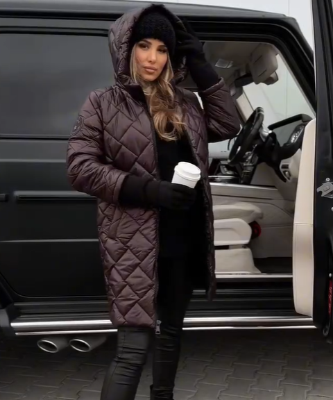Martina | Elegant Padded Down Jacket with Hood