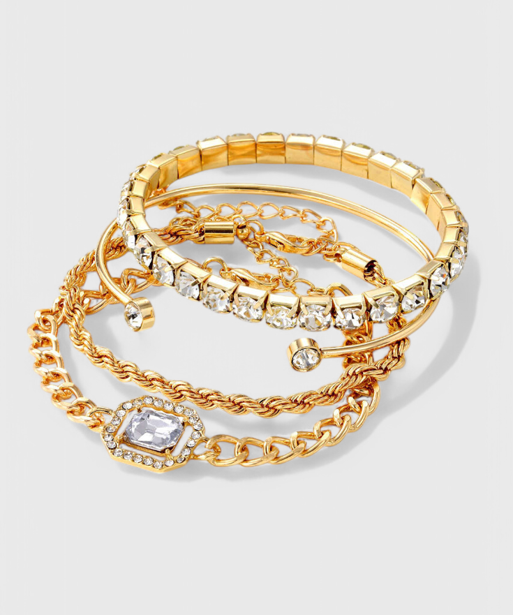 Studded Bracelet Set