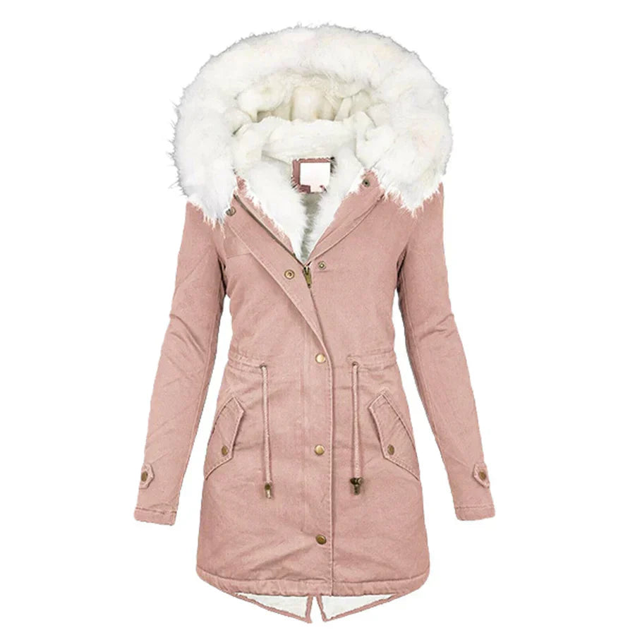 Giulia - Winter Coat with Faux Fur Lining