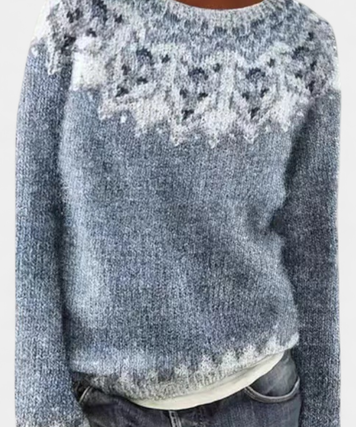 Jolessa Nordic Pattern Knit Jumper