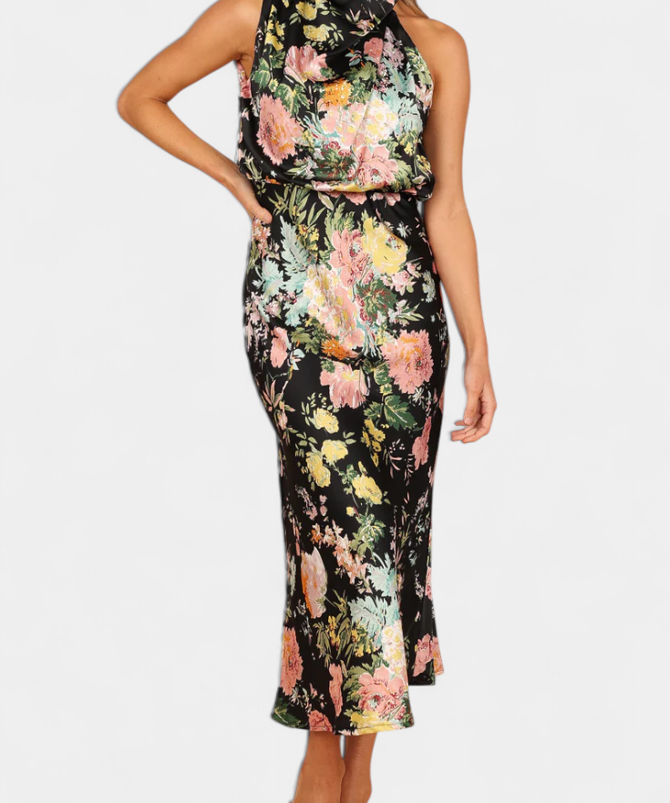Lisa | Maxi Floral Halter