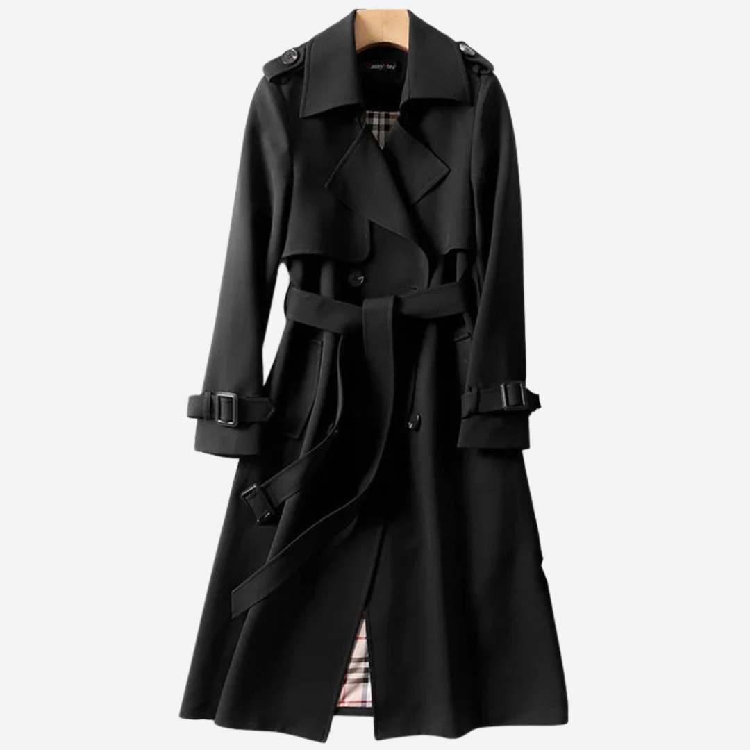 LEVIANA™ – Iconic Trench Coat with Timeless Elegance